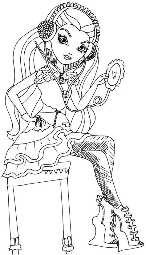 Skyler Bradshaw Rainbow High Coloring Page Free Printable Coloring