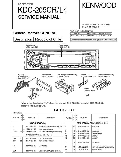 It consists of directions and diagrams for various types of wiring techniques and other items like lights windows and so on. Kenwood Kdc 132 Wiring Diagram