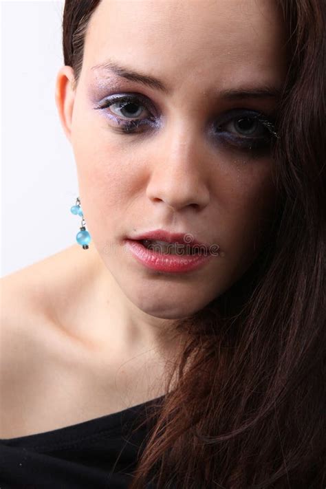Young Brunette Portrait Stock Photo Image Of Head Pretty 16139798