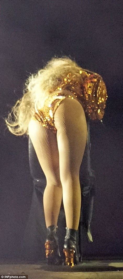 Flawless Beyonce Struts Onto Stage In Racy Lace And Glitter Bodysuits