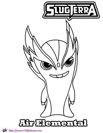 Maybe you would like to learn more about one of these? Air Elemental Coloring Page and Wallpaper from Slugterra ...