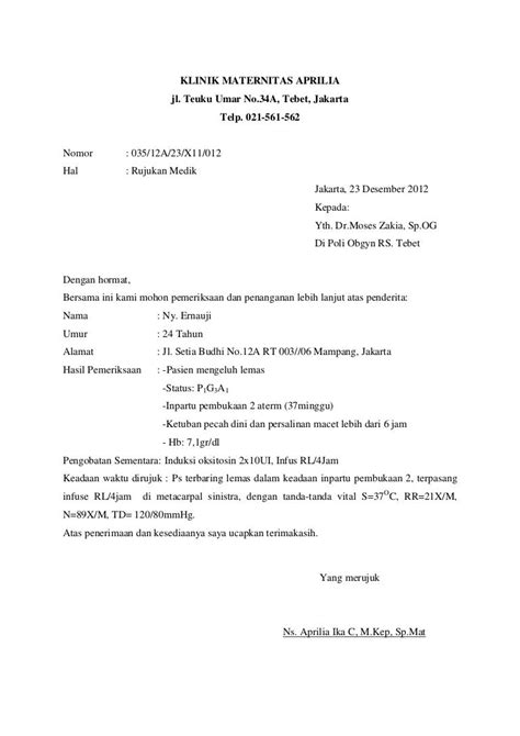 Surat Izin Sakit Dokter - CONTOH-SURATKU