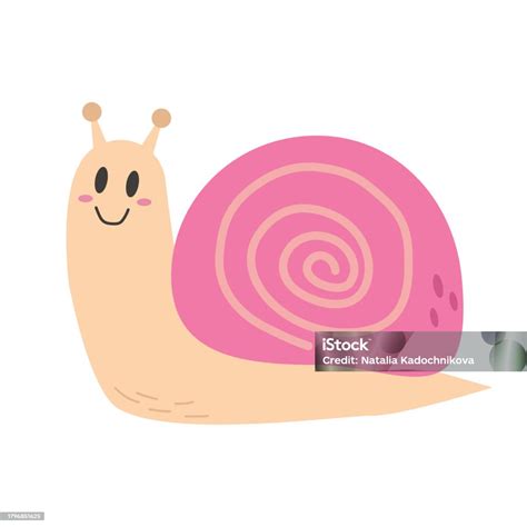 Pink Snail Stock Illustration Download Image Now Abstract Animal