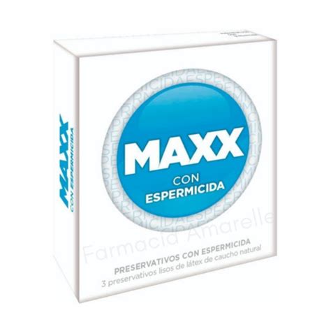 Preservativos Maxx X 3 Con Espermicida Amarelle