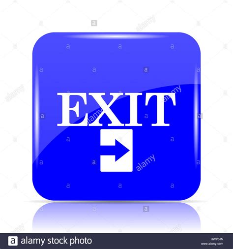 Blue Exit Icon 156627 Free Icons Library
