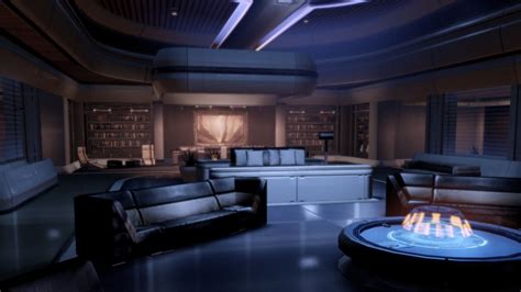 Mass Effect Bedroom Re The Journey Home Sci Fi Spaceship Interior Futuristic Interior