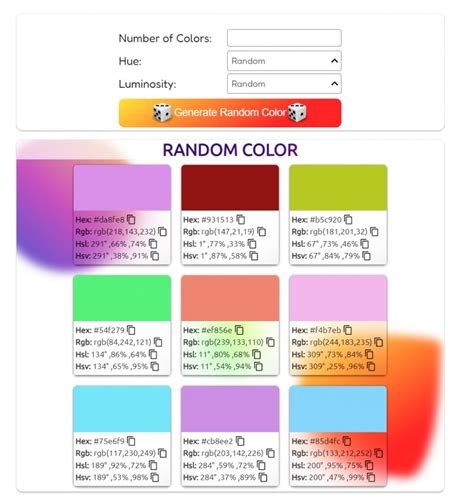 Best Random Color Palette Generators Available For Free