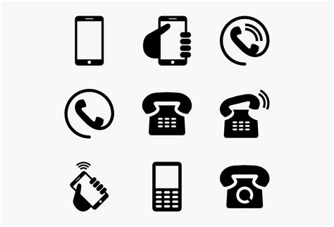 Svg credit card & payment icons: Phone Icons - Business Card Icons Png, Transparent Png ...