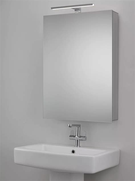 John Lewis And Partners Premiere Single Mirrored And Illuminated Bathroom