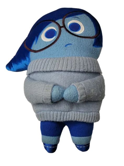 Disneypixars Inside Out Plush Sadness Stuffed Animal Blue
