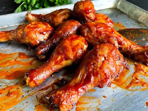 Smoked Spicy Korean Gochujang Chicken Legs Dont Sweat The Recipe