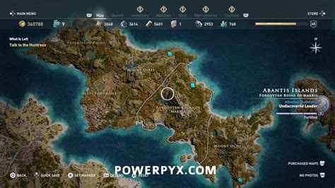 Assassin S Creed Odyssey Ancient Tablet Locations Map