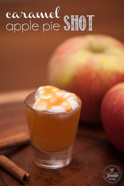 These apple flavored shots are great for any occasion. Caramel Apple Pie Shot Recipe | Self Proclaimed Foodie