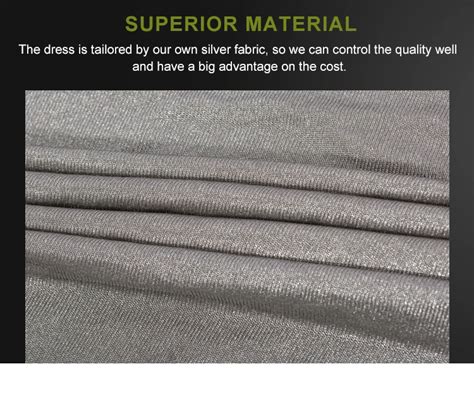 100 Silver Fiber Shielding Fabric Emf Protection Radiation Proof