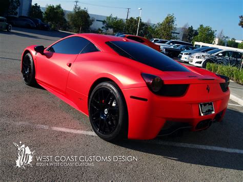 Truck wraps and graphics are a great way to advertise while on the road, especially when wrapped in our premium 3m vinyl. Frozen Red Chrome 458 | Wrapfolio
