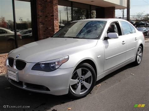 2007 Titanium Silver Metallic Bmw 5 Series 525xi Sedan 21563869