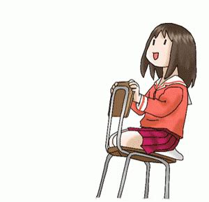 Anime Walking Chair Gif Anime Walking Chair Girl Gif