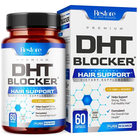 Dht Blocker Hair Growth Support Supplement Supports Healthy Hair