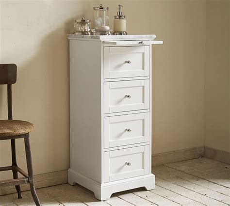 Marble-Top Sundry Tower | Pottery Barn