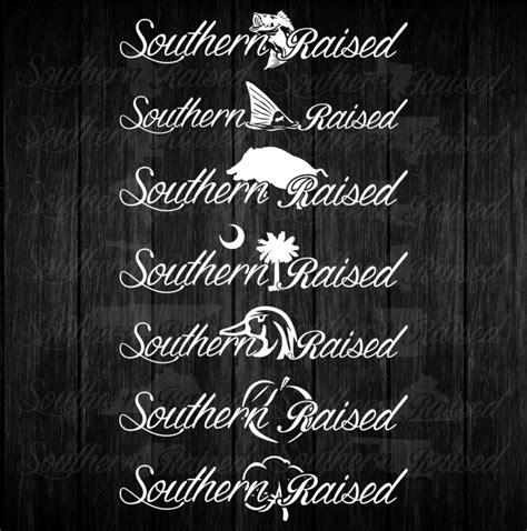 Southern Raised Heritage And Wildlife Decals Bad Bass Designs