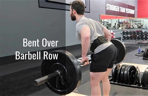 Bent Over Barbell Row Muscles Worked Proper Form