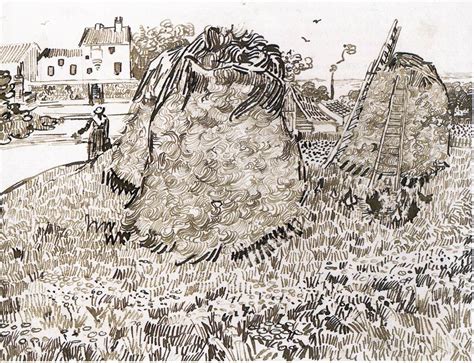 An essay on six large pen and ink landscape drawings vincent van gogh made of and from the abbey of montmajour in 1888 by john a walker. Drawings (Paris, Arles, 1886-89)