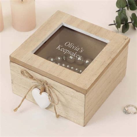 Personalised Wooden Heart Trinket Box By Dibor Notonthehighstreet Com