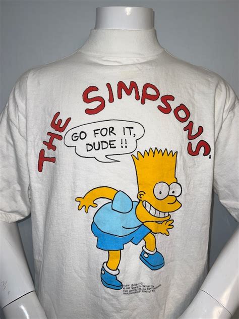 Vintage 1990 Bart Simpson T Shirt Gem