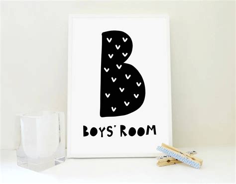 Boys Room Printable Print Boys Room Sign Door Sign Kids Etsy