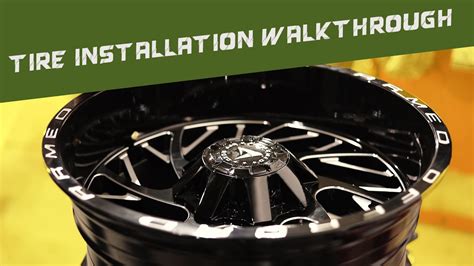 Custom Tire Installation Walkthrough - YouTube