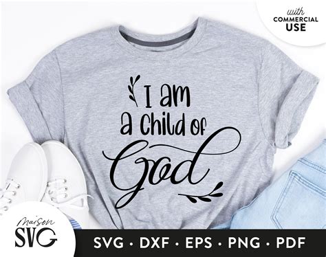 I Am A Child Of God Svg Faith Bible Verse Svg Religious Etsy