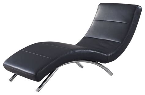 They realy make a room charming and you are going to enjoy lounging on them. Global Furniture USA R820 Leather Chaise Lounge in Black ...
