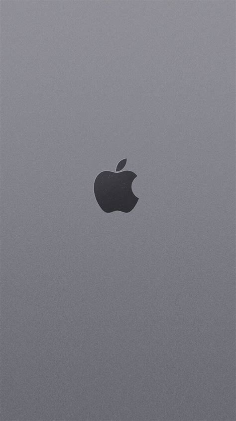 Download Grey Iphone Apple Logo Wallpaper