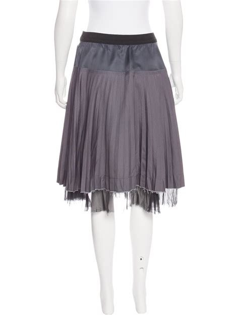 Marc Jacobs Silk Pleated Skirt Clothing Mar44340 The Realreal