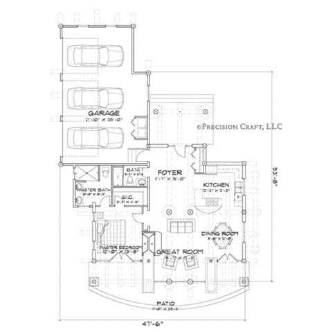 Caribou Handcrafted Log Home Floor Plan Floor Plans Log Homes Log
