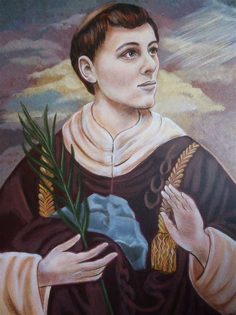 St Stephen First Martyr Deacon Original Ooak Acrylic Etsy Catholic