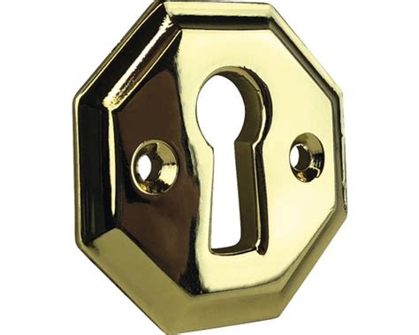 Schlüsselschild Metall glanz/gold LxBxH 30/30/3 mm bei ...