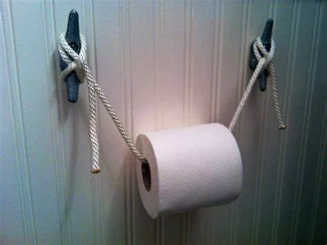 Cleat Toilet Paper Holder Nautical Bathroom Perfect For The Holder