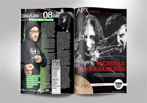 Drummer Magazine Identity Graphic Design