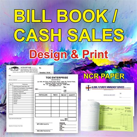 How to get order invoice on aliexpress. Bill Book / Cash Sales / Invoice / D.O (Book or Pad Form ...