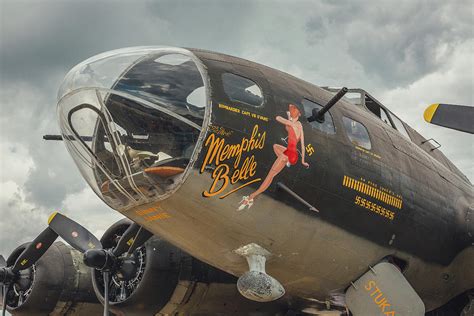 Memphis Belle B 17 Flying Fortress Nose Art Photograph By Jeremy Warner