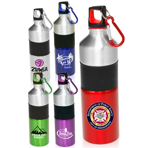 Logo Ab130 25oz Promotional Aluminium Water Bottles With Two Tone Lid