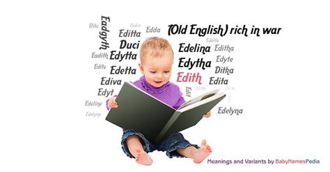 Blessing rooted in israelite culture. Edith - Meaning of Edith, What does Edith mean?