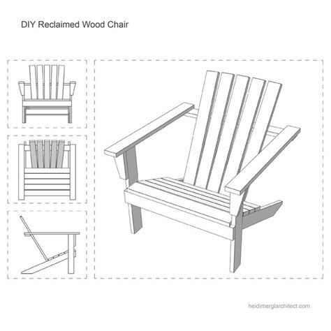 Diy Reclaimed Wood Chair With Free Plans Heidi Mergl Architect