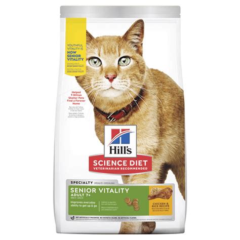 Buy Hills Science Diet Senior 7 Plus Youthful Vitality Dry Cat Food
