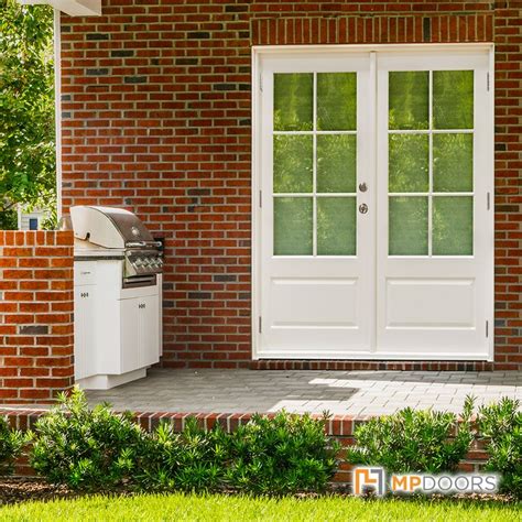 Patio door review folding vs french sliding doors interior. MP Doors 60 in. x 80 in. Fiberglass Smooth White Left-Hand ...