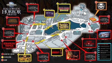 Halloween Horror Nights 2022 Official Map 2022 Get Halloween 2022