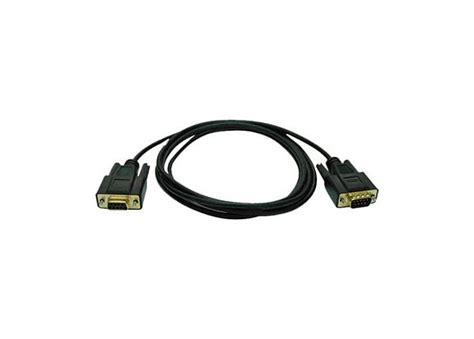 Tripp Lite 6 Null Modem Serial Db9 Rs232 Cable Adapter Gold Mf 6ft