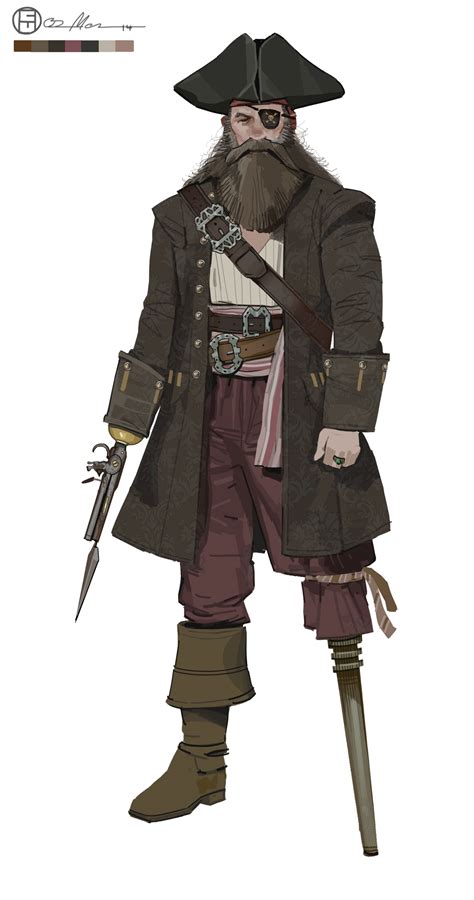 European Pirate Designs By Brian Matyas On Artstation Rpg Character