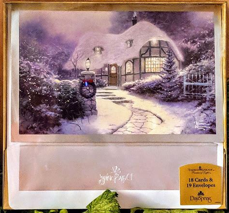 Thomas Kinkade Christmas Cottage Christmas Cards By Dayspring
